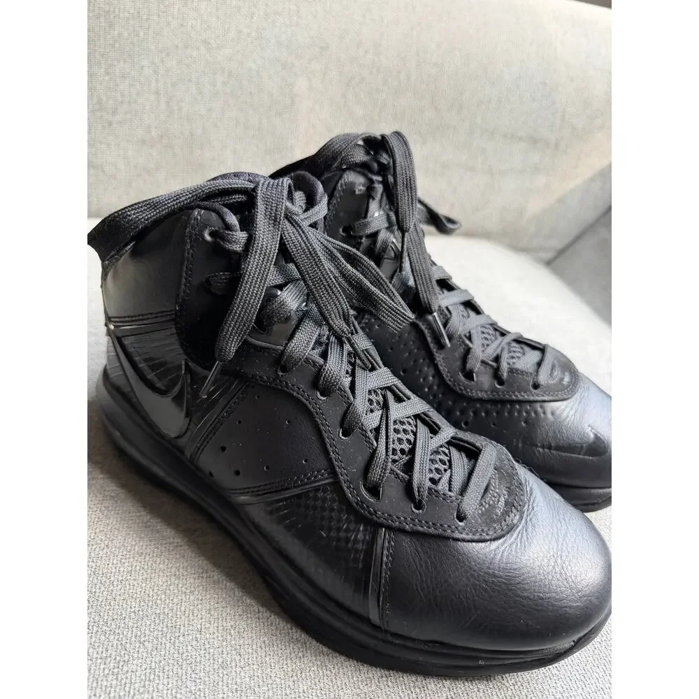 Nike Lebron 8 Black Out Black Anthracite Shoes Men's Size 7